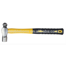 ball pein hammer with PVC or TPR double plastic-coating handle